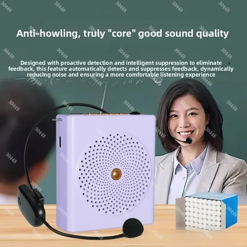 New Mini Voice Amplifier Bluetooth Speaker with TF USB Playback Portable Loudspeaker for Teacher Guide Sales