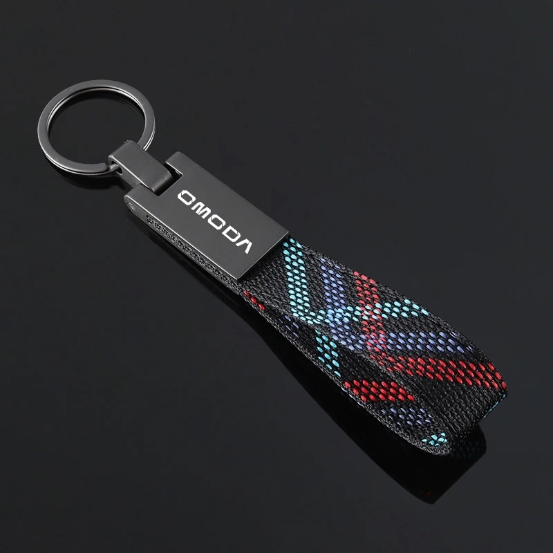 

Upscale Leather Car Key chain Key Chain Nylon Cord For Chery Omoda 5 2 3 7 PRO 8 5X IQ QQ Fulwin Face Arrizo A1 A3 A5 T11 Amulet
