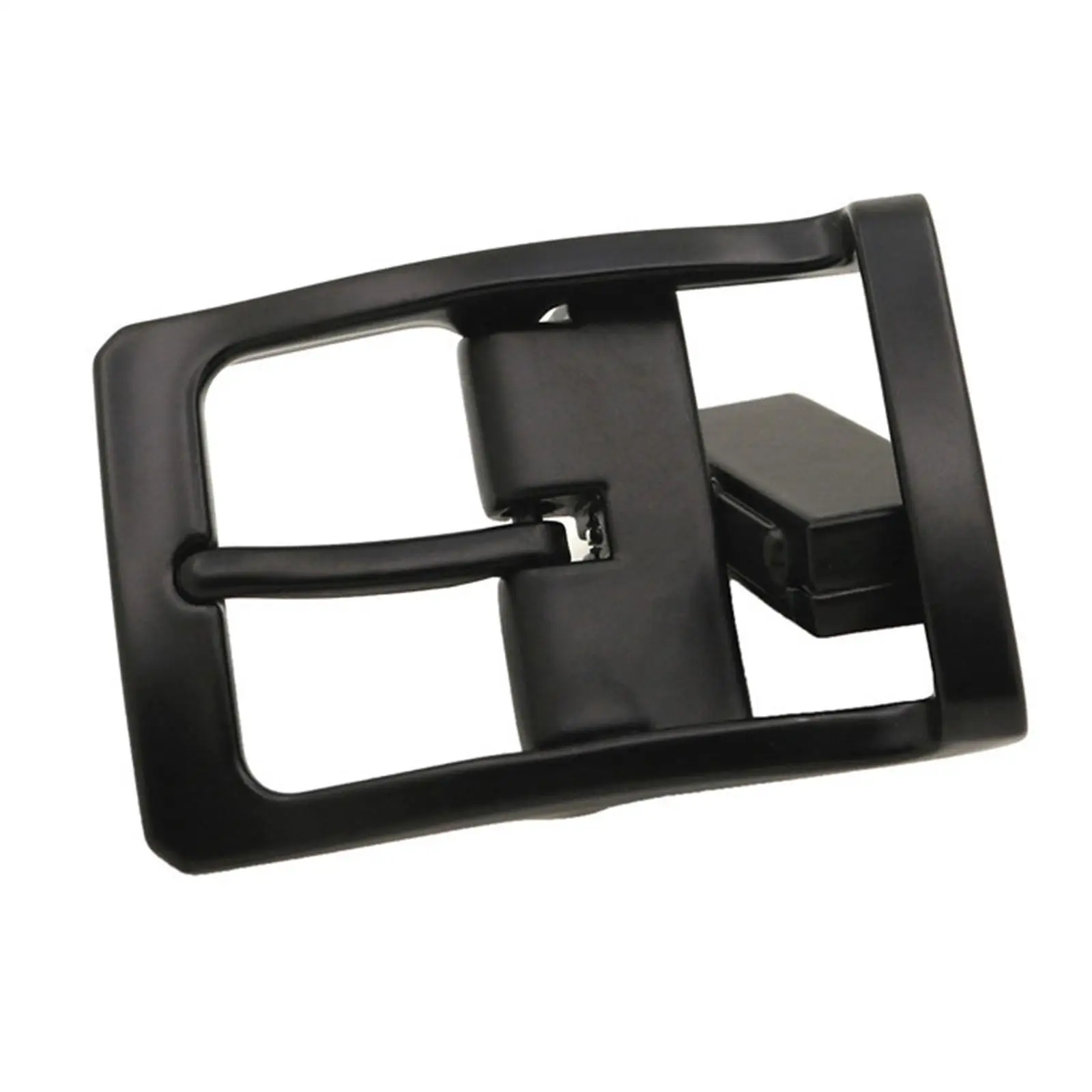 メンズクラシックビジネス合金ベルトバックル-35cm-長方形ピンバックル-レザーベルト交換用