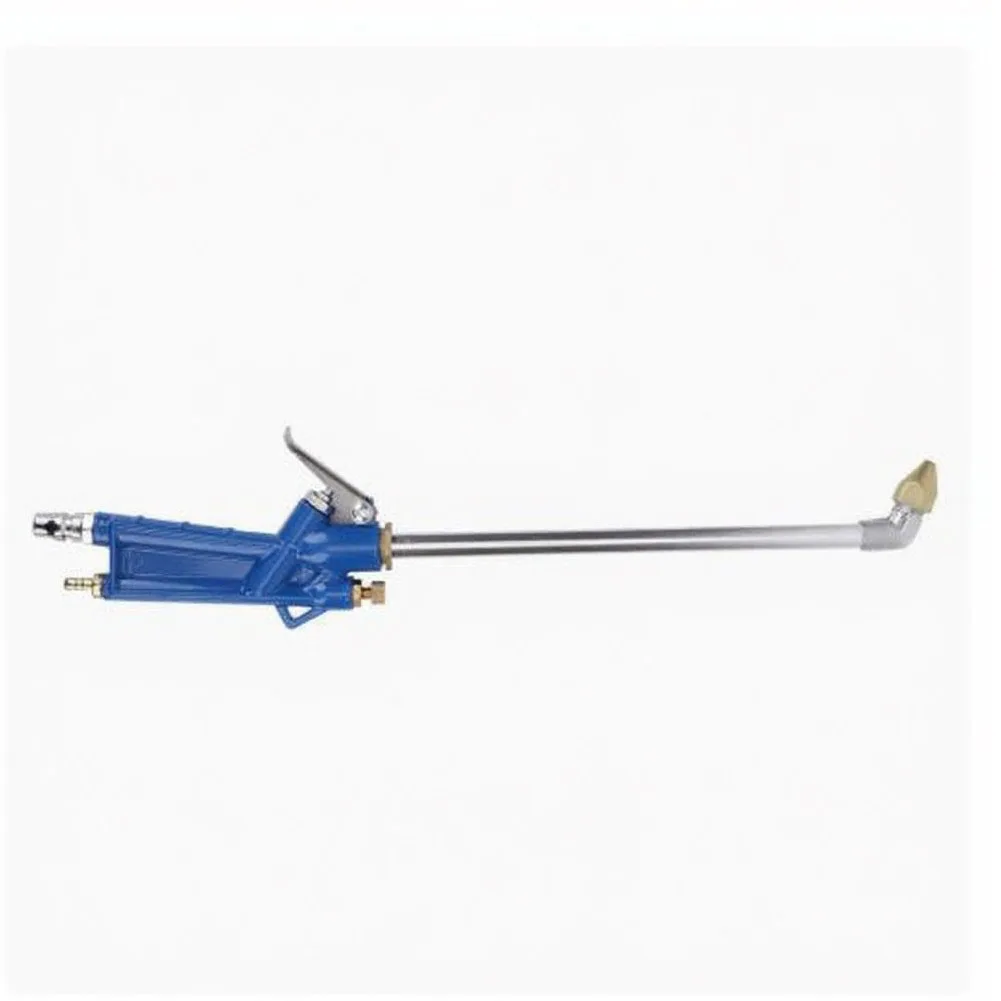 Industrial Air Blow Cleaner with Extended Reach Nozzle and 4 Foot Suction Hose for Grease Oil and Dirt Removal