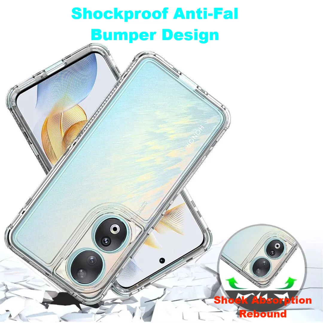 360° Clear Full Body Shockproof Phone Case For Honor Magic 6 5 Lite PC+Acrylic Anti-scratch Cases for Honor 90 Lite Winter Cover view 4