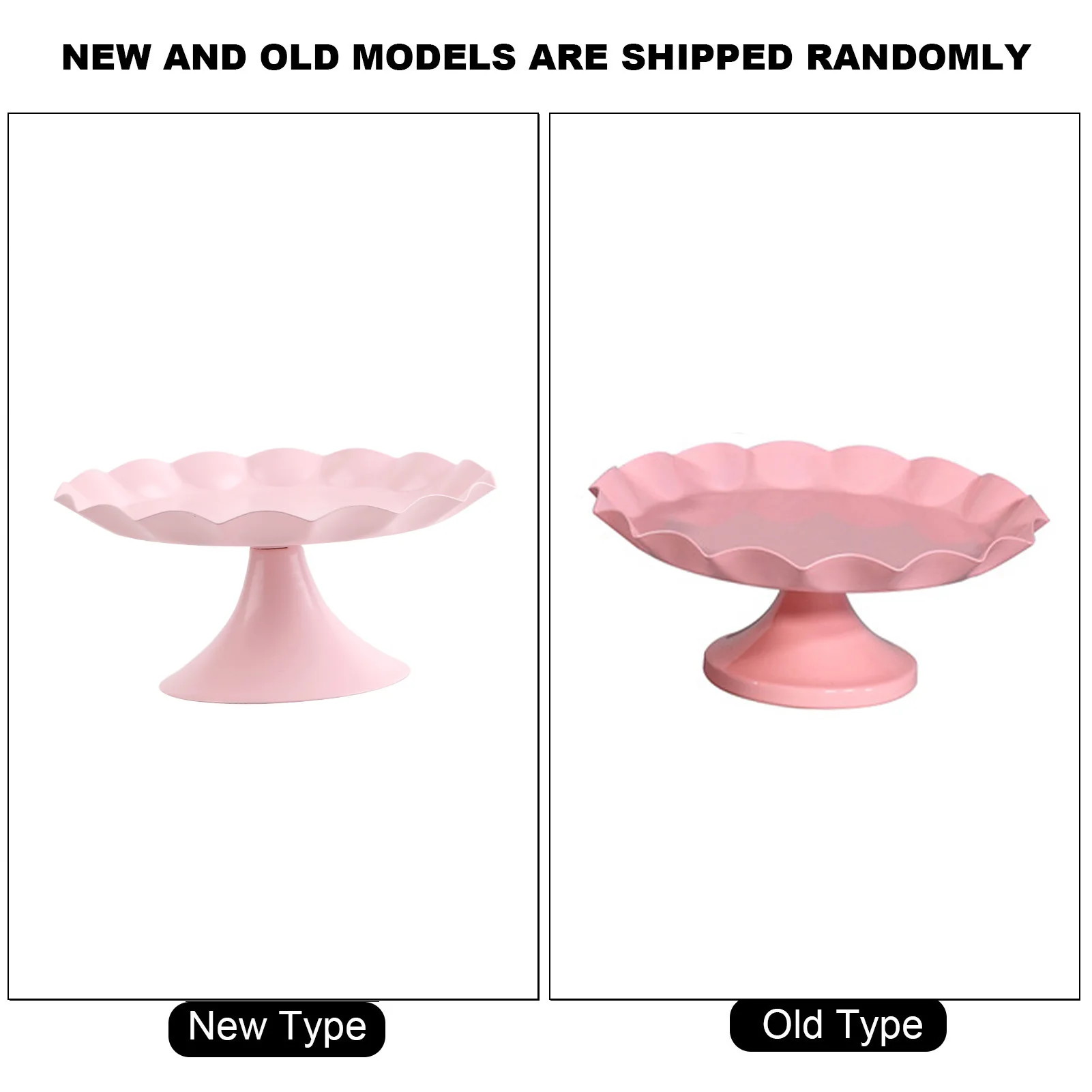 1PC Pink Minimalist Cake Stand Stable Decorative Multi Functional Tray Holder for Cupcake Dessert Fruit Display - view 6