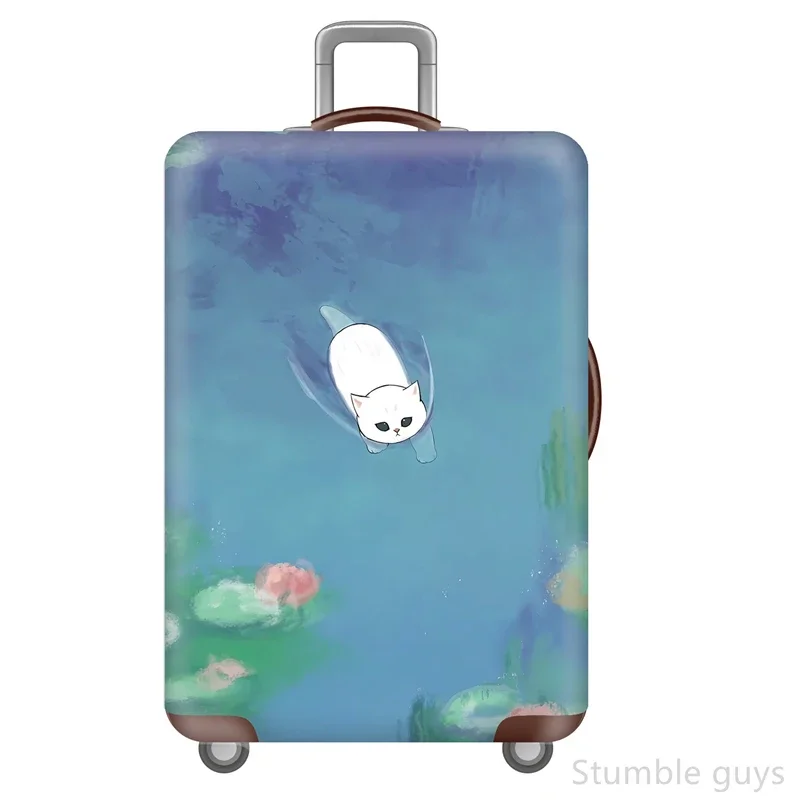 

Premium Elastic Luggage Cover Washable Protective Dustproof Suitcase Sleeve Reliable For All Travel Types 18-32 Inch