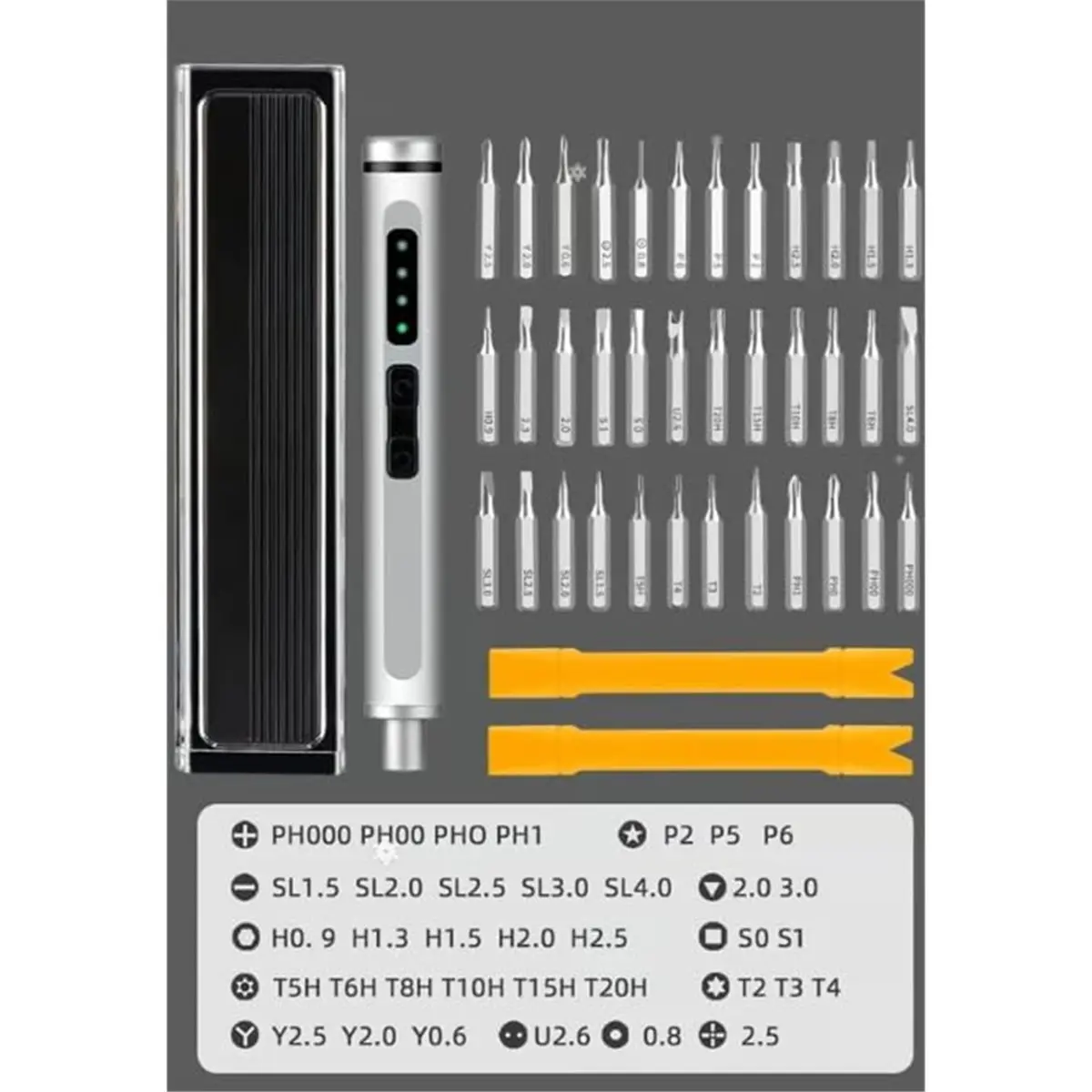 a195p-~notablean-ドライバー、44-in-1-ドライバーセット、ミニ電動ドライバー、修理ツールキット、電子機器、カメラ、ラップトップ用