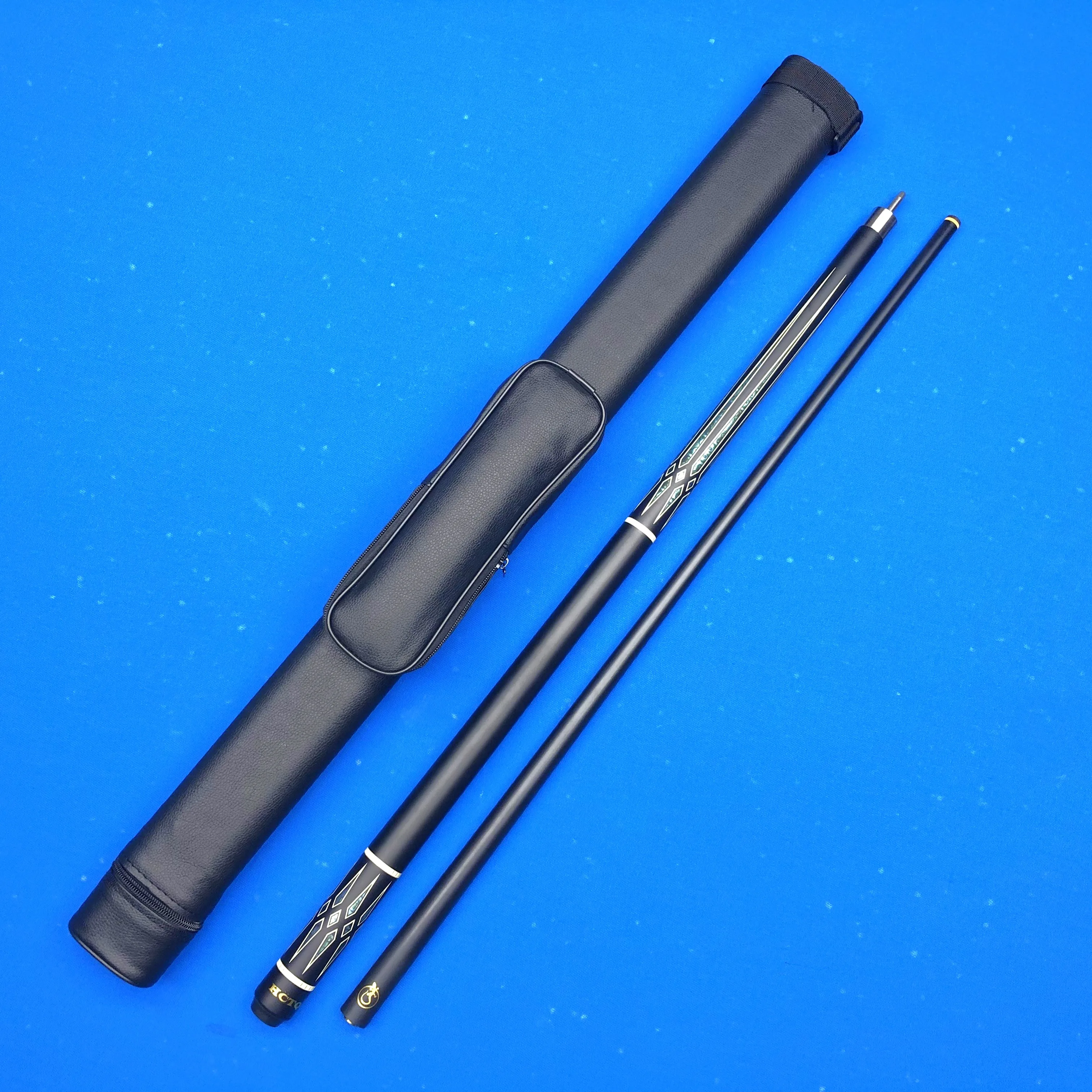 58-inch-fiberglass-pool-cue-with-hard-carrying-case-125mm-anti-burst-ferrule--stainless-steel-quick-joint-for-players