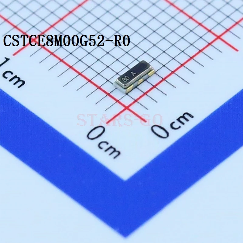 10PCS 8MHz 3213 3P SMD ±0.5% 10pF CSTCE8M00G52-R0 Ceramic Resonators