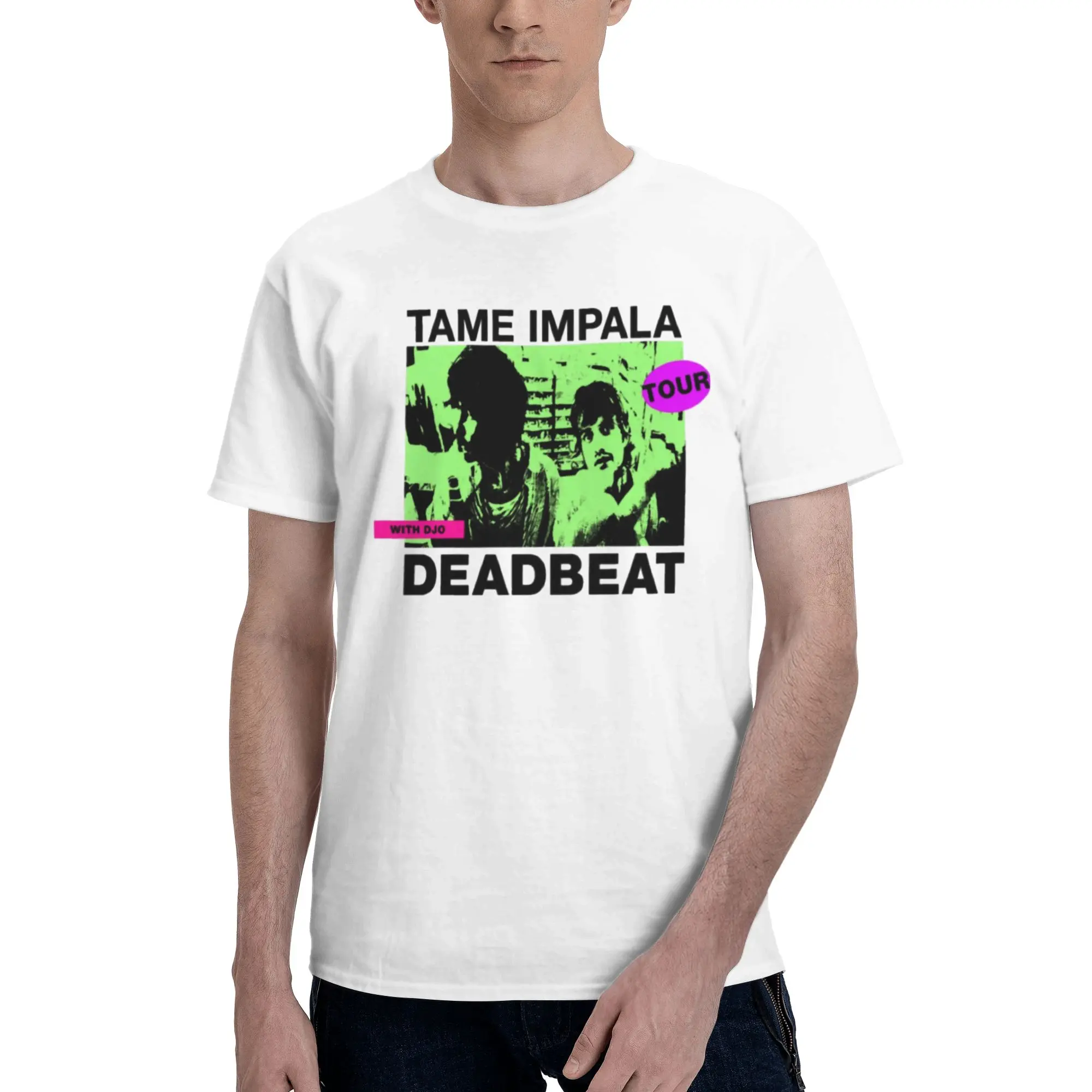 Men Women New Arrival Tame Impala Deadbeat Tour 2026 T Shirt Tee 100% Cotton  T-shirts Clothing