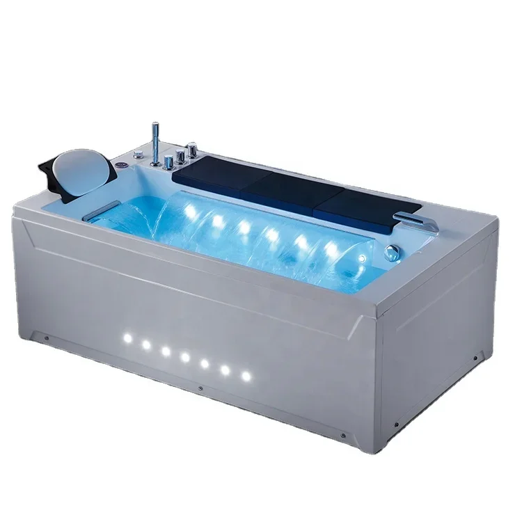 for Acrylic White Luxury Waterfall SPA Massage jakuzi Bathtubs & Whirlpools