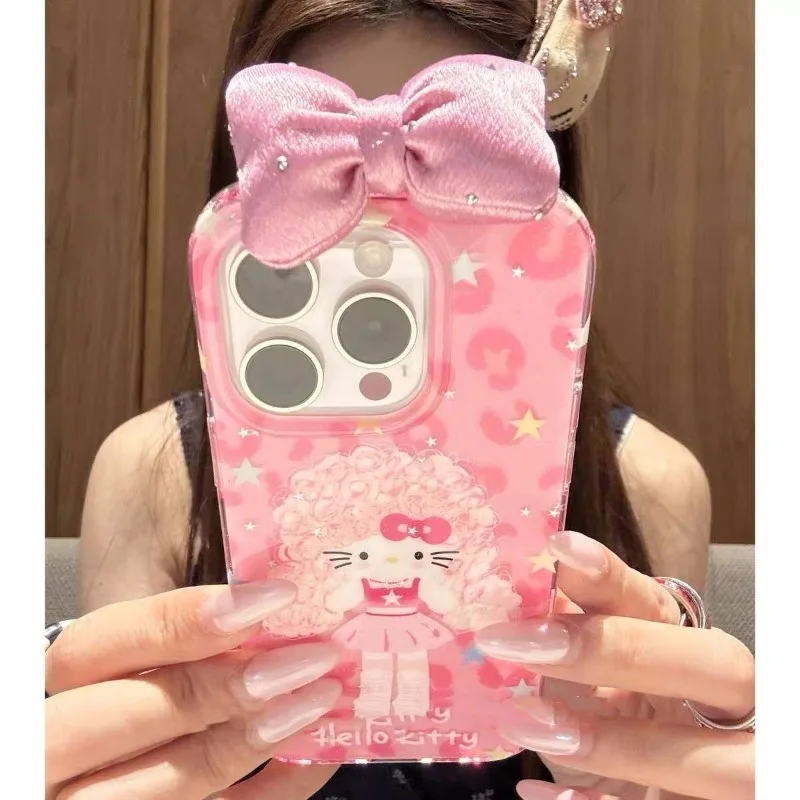 

Kawaii My Melody Sanrio Student Cute Cartoon iPhone Shell Children Mobile Phone Protection Case Christmas Gifts for Kids