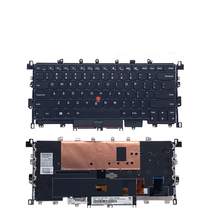 New US Russian Backlit Keyboard For Lenovo Thinkpad X1 Yoga 1st Gen Laptop 01AX829 00JT888 01AW927 00JT864 00JT881 English RU