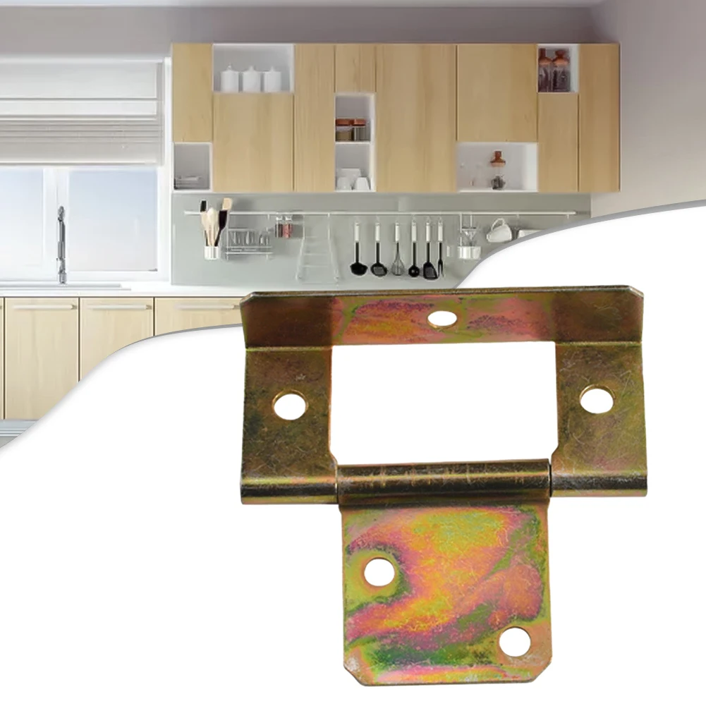 Iron Based Folding Hinge Perfectly Suited to Enhance For Cupboard Doors with a Retro Touch and Straightforward Assembly Process