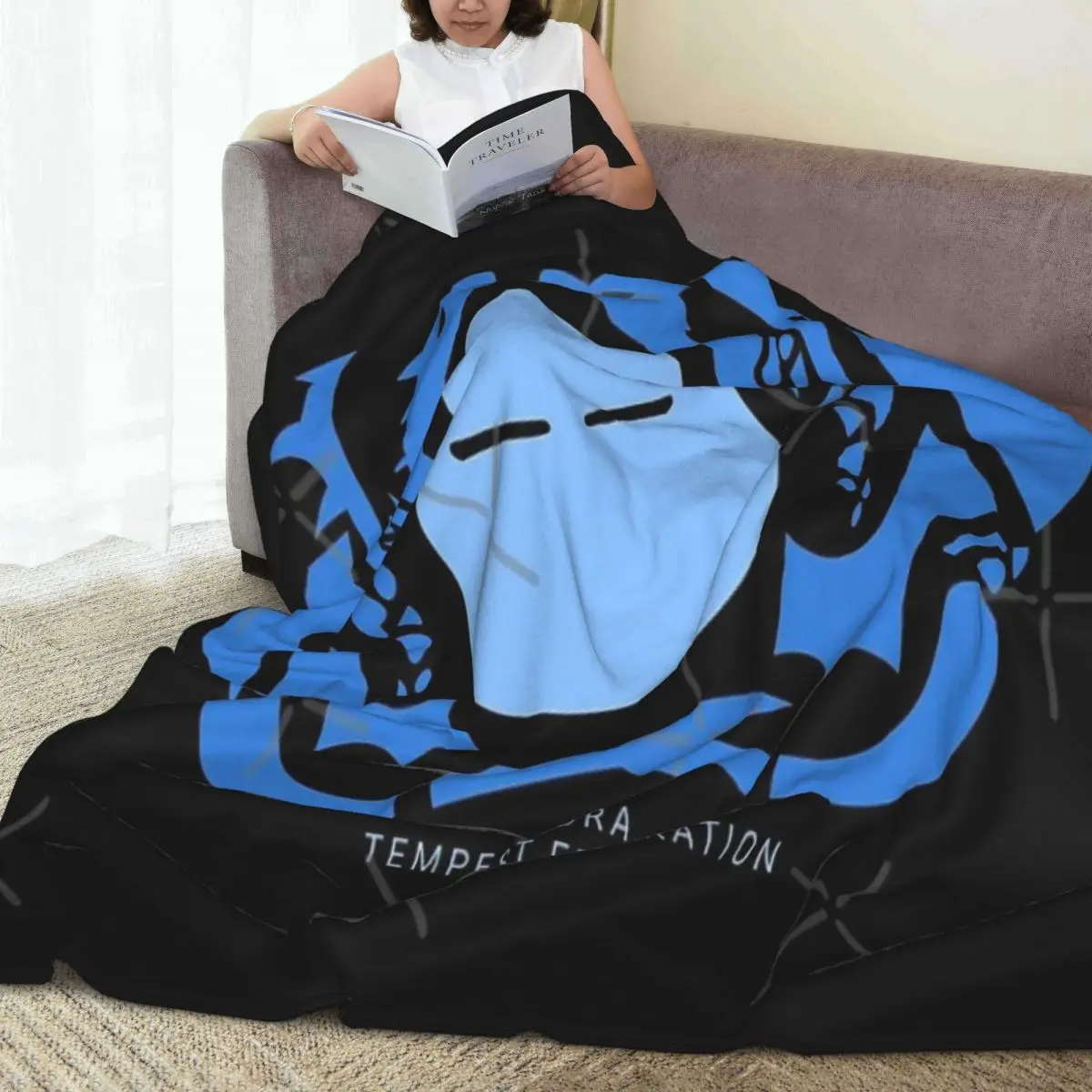 Throw Blanket Jura Tempest Micro Fleece Blanket Four Sizes Customizable Warm For Camping Nice Gift