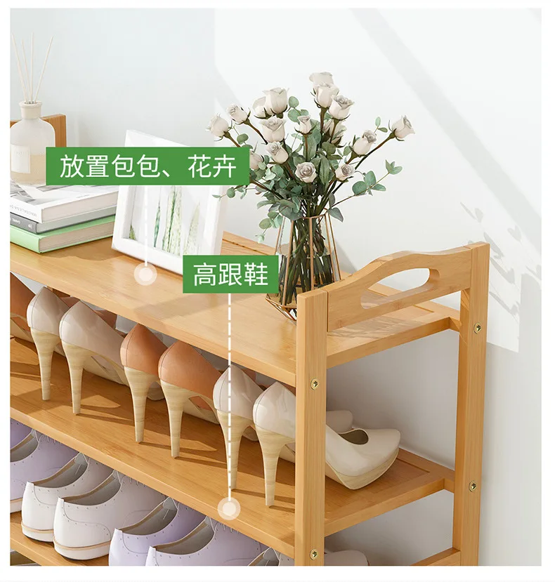 Multi-layer dustproof shoe rack, simple household space-saving shoe cabinet, economical storage rack, multifunctional storage ra