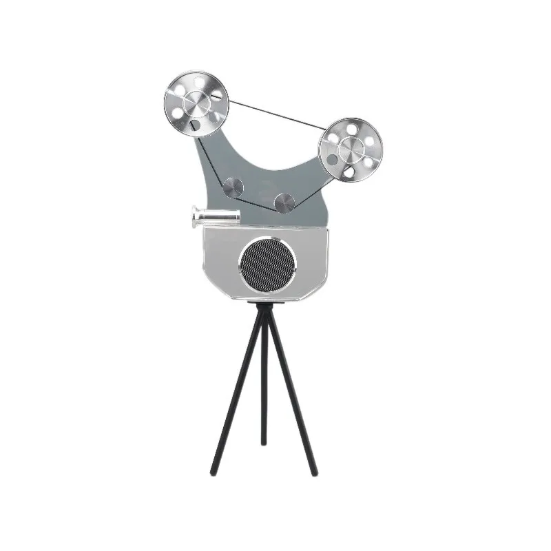 CX modern simple crystal geometric phonograph projector ornament living room entrance bedroom study soft decoration