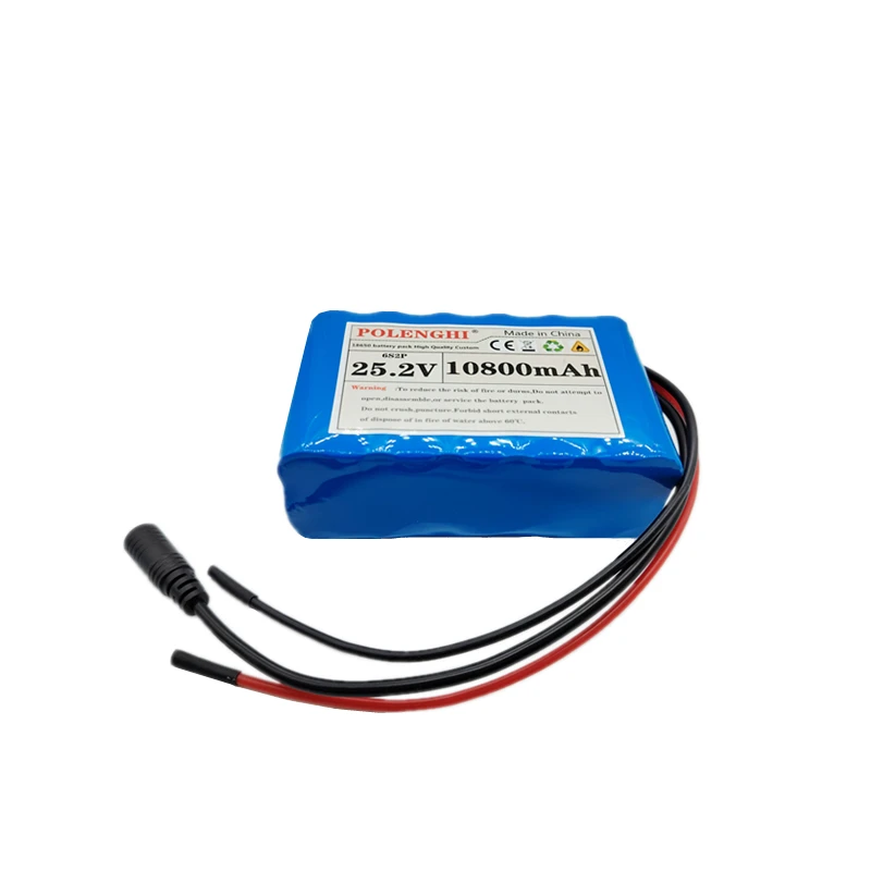 Imagem -04 - Bateria Recarregável de Íons de Lítio Bms Plus Charger Adequado para Bicicletas Elétricas e Motocicletas Leves 18650 25.2v 6s2p 10.8ah