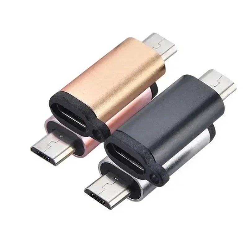 Переходник с Type C на Micro USB, переходник с Type C «Мама» на Micro USB «папа» с поддержкой зарядки и синхронизации данных