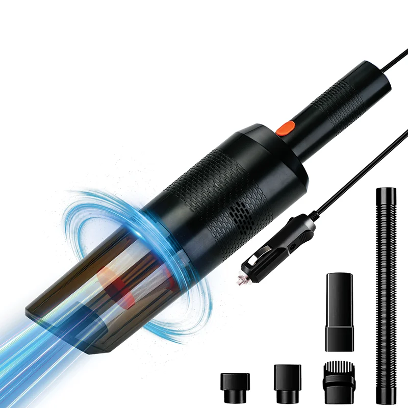 High Suction Handheld Mini Car Vacuum Cleaner 12V Wet And Dry Vacuum Cleaner