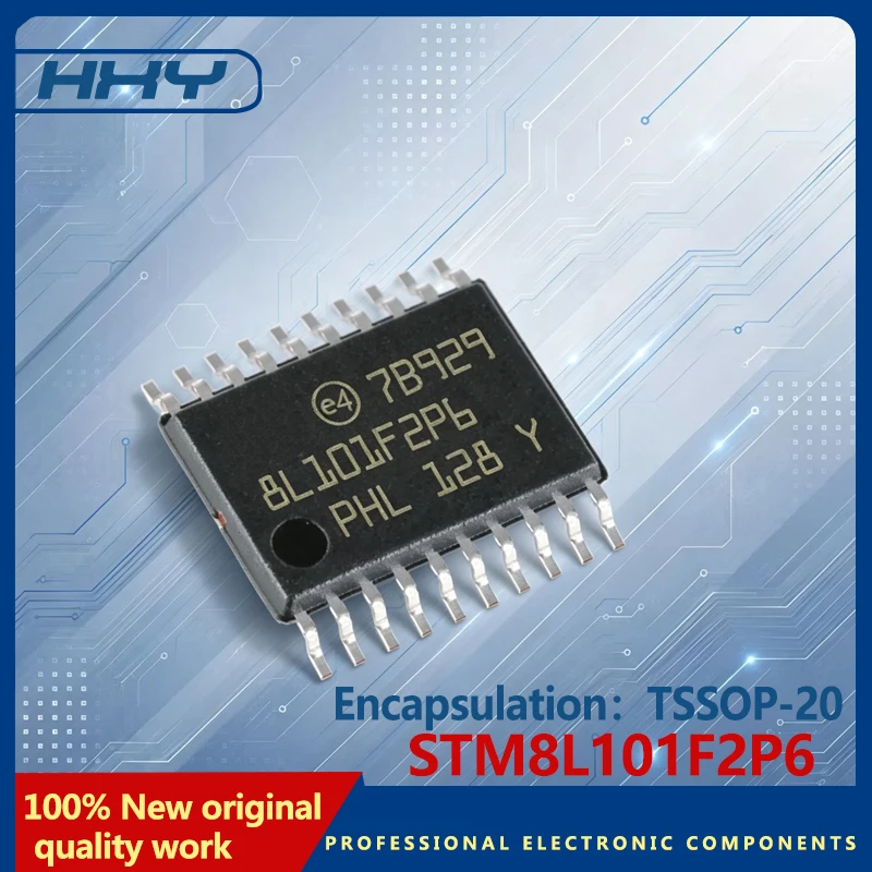 10PCS STM8L101F2P6 silk screen 8L101F2P6 microcontroller with ultra-low power consumption 8-bit MCU