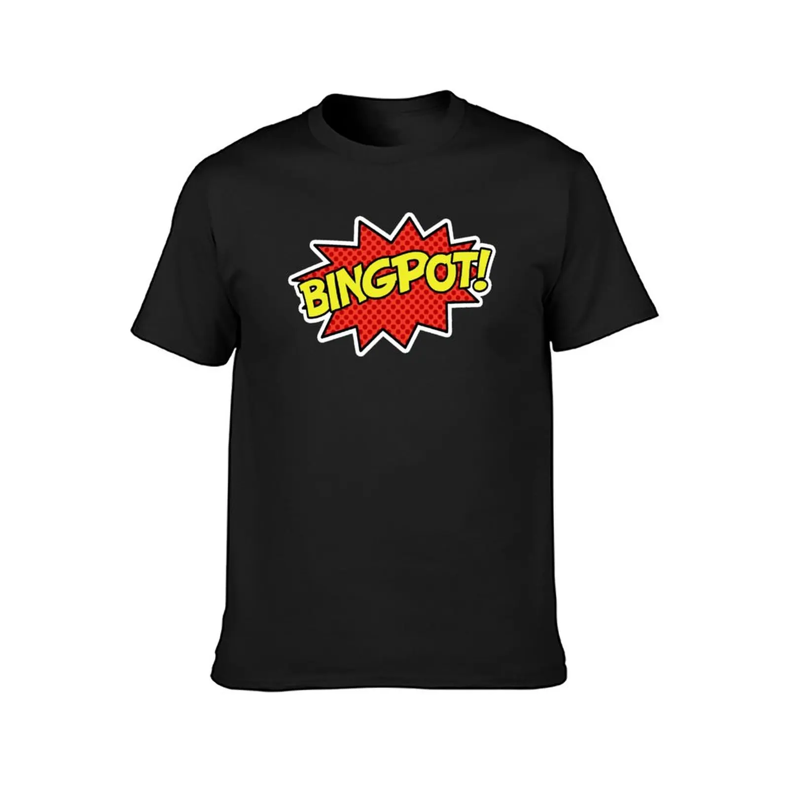 BINGPOT! T-Shirt summer top plus sizes Blouse Short sleeve tee men