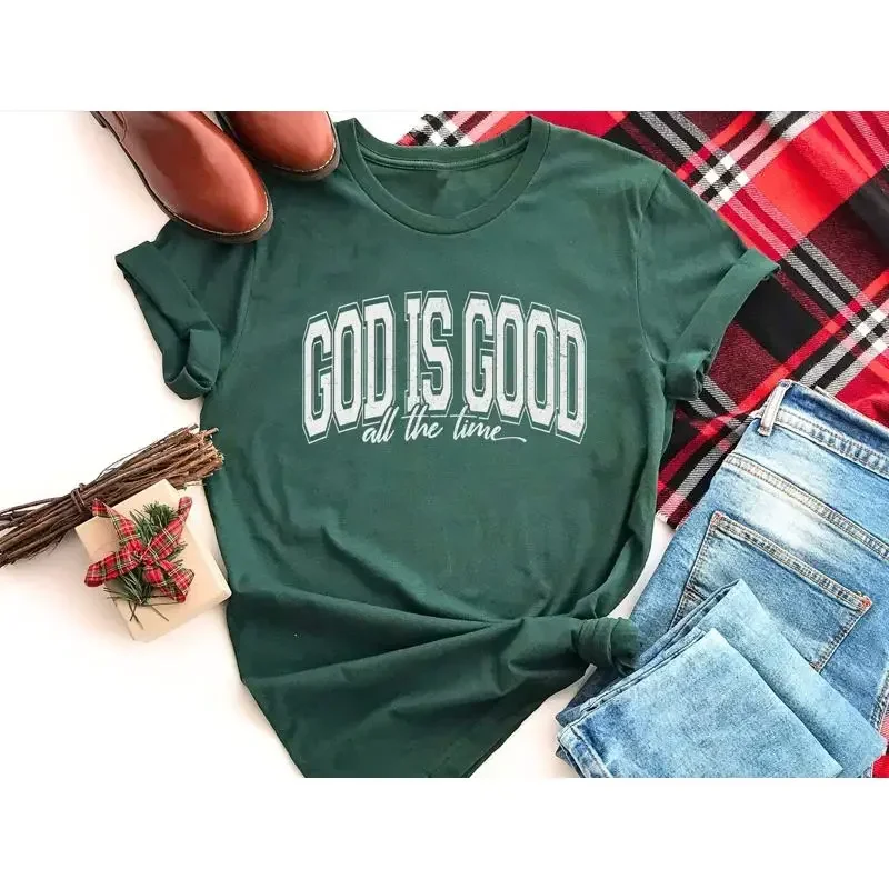 God Is Good T Shirt Gender Neutral Religious Christian Apparel Jesus Lover Faith