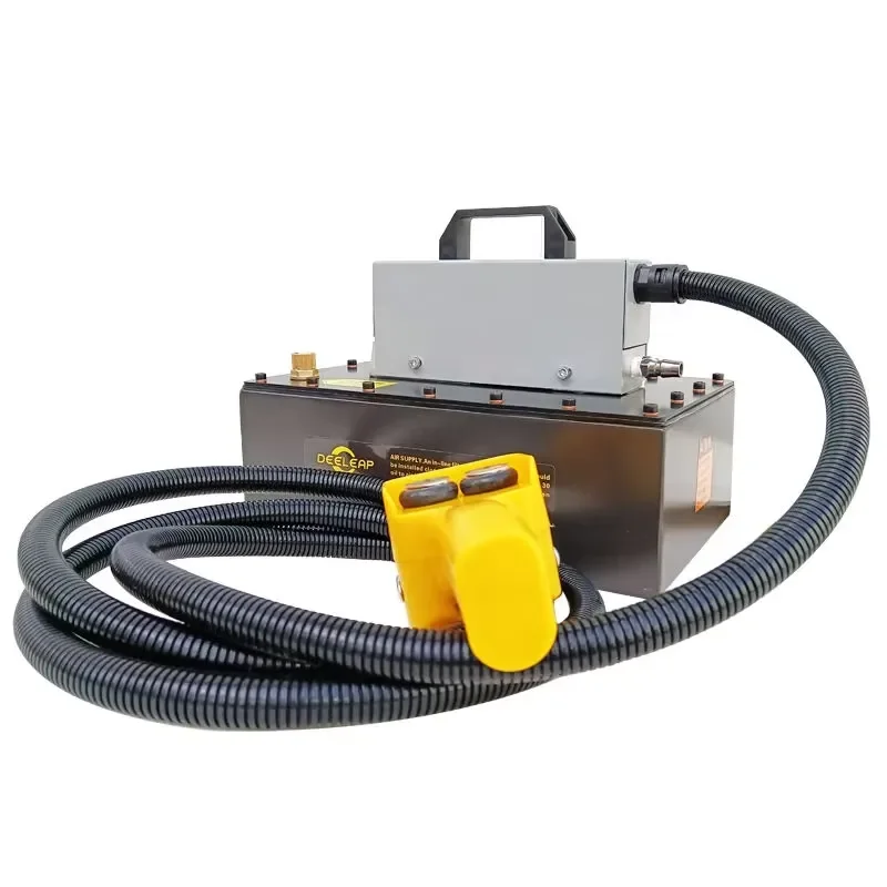 DEELEAP PAS13R 10000Psi 70Mpa High Pressure Single Action Wired Remote Control Pneumatic Hydraulic Pump