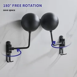 Aluminum Helmet Stand Hat Holder Wall Mounted Hook for Coats Hats Key Motorcycle Helmet Holder Hook Jacket Hat Rack Hanger