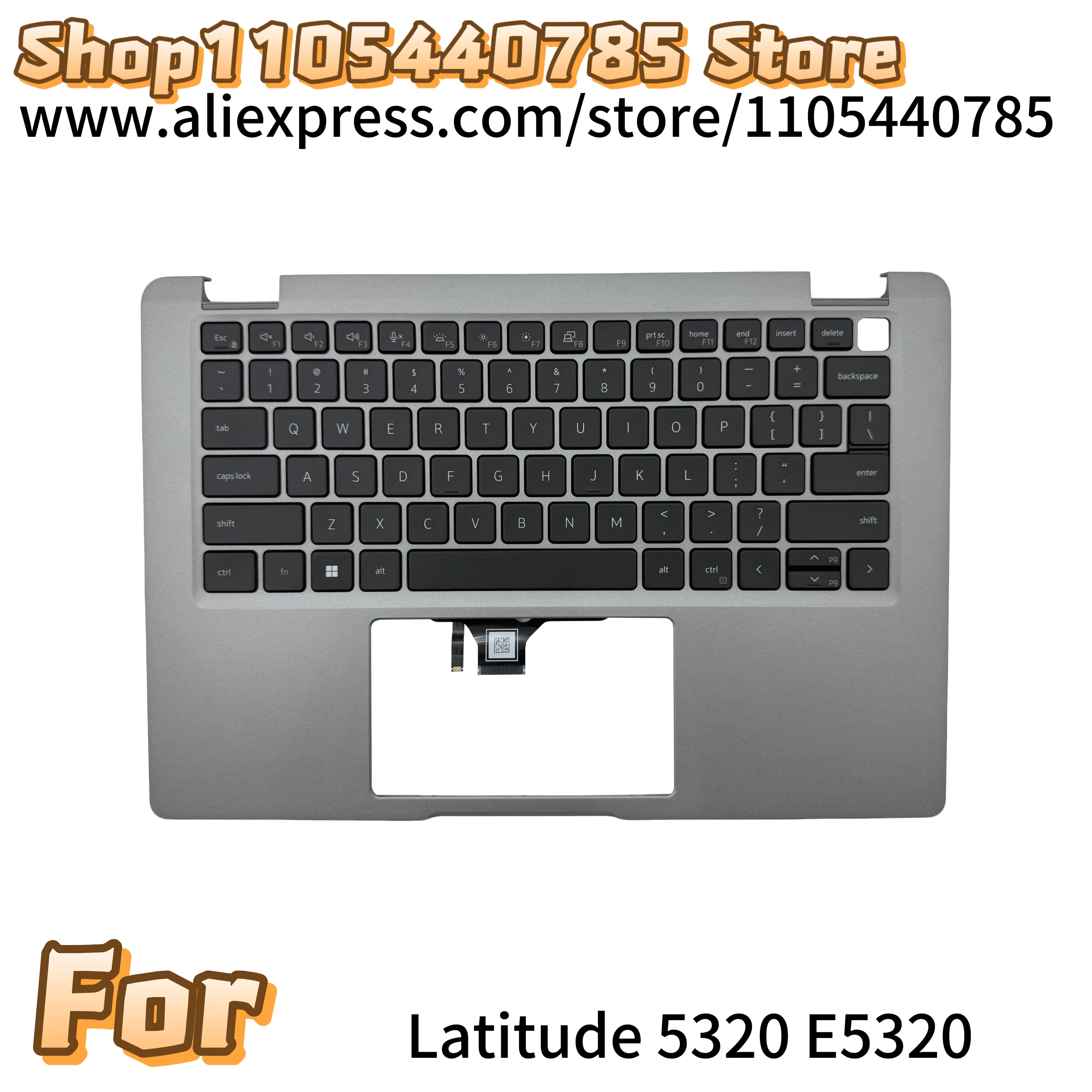 new-laptop-case-for-latitude-5320-e5320-laptop-palmrest-upper-case-with-backlit-us-keyboard-black-0vj41y