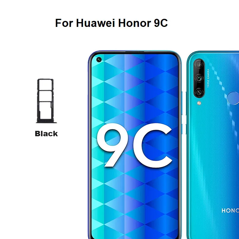 Nieuw Voor Huawei Honor 9S 9a 9c Y 5P Sim Kaart Tray Houder Socket Adapter Connector 2020 Reparatie Onderdelen Vervangen