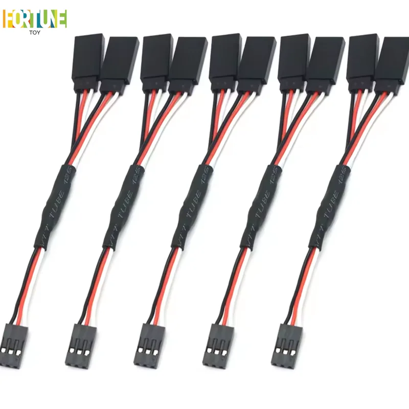 

5 шт./лот 100/150/200/300/500 мм Rc Servo Y удлинитель кабеля провода для Rc Servo Jr Futaba Rc самолет вертолет автомобиль Diy