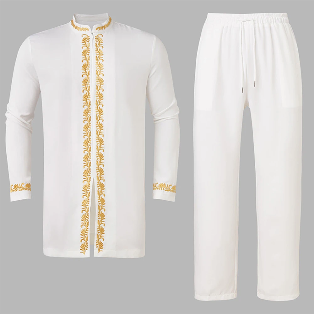 ملابس قفطان لحفلات الزفاف فستان سهرة تقليدي مجموعة أفريقيا ملابس عصرية بدلة رياضية فساتين Dashiki الأفريقية للرجال