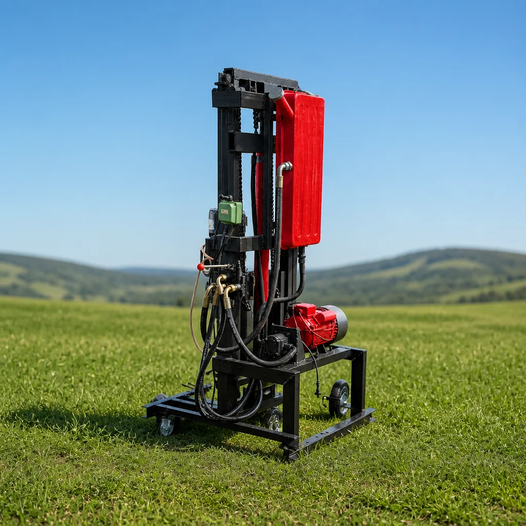 Customized Hydraulic Water Well Drilling Rig 100m Depth Easy Maintenance Compact Type for Yard Water Supply Drilling Machine