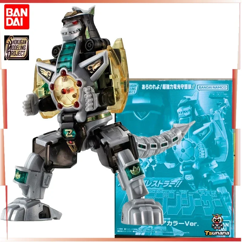 재고 있음 반다이 SMP 마이티 모르핀 파워레인저 드래곤 시저 클리어 컬러 Ver. 애니메이션 액션 피규어 조립 모델 장난감