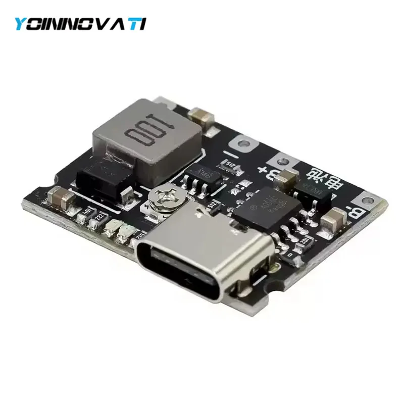 YT 3.7V to 5V/9V 2A Boost Converter, 18650 Battery Charger Discharge Module Adjustable Board for Multimeter DIY