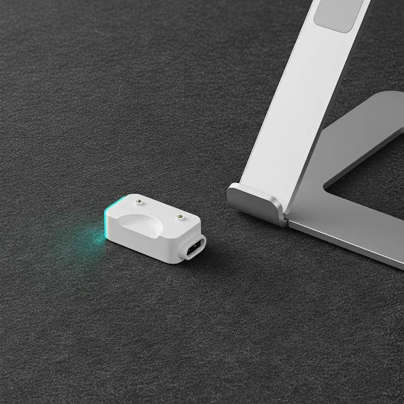 Magnetic Charger Connector Built in Keychain Blue Indicator Light Portable Replacement Adapter Galaxy Fit3 SM R390 Smart Watch