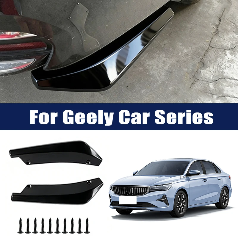 

Car Rear Bumper Lip Diffuser Splitter Spoiler Scratch Protector For Geely Coolray Atlas Emgrand Okavango Tugella Azkarra Boyue