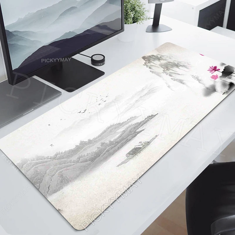 Alas Mouse besar gaya Tiongkok, karpet Notebook bantalan Mouse komputer