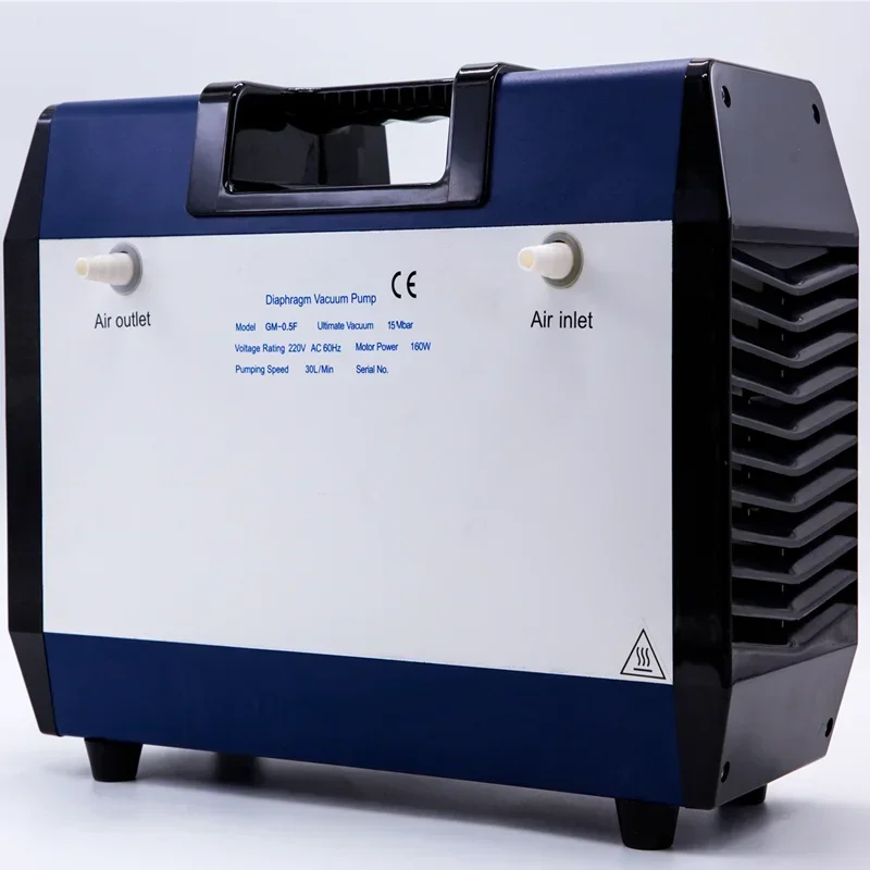 

Factory direct salesPortable PTFE Coated Diaphragm Dry Vacuum Pump CE Certified Lab Supplies15mbar Chemical Resistant