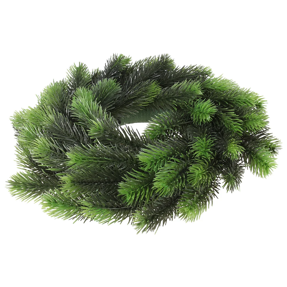 

Plastic Grass Pine Needle Wreath Christmas Garland Decor For Home Hotel Bar Fireplace Door Holiday Decoration
