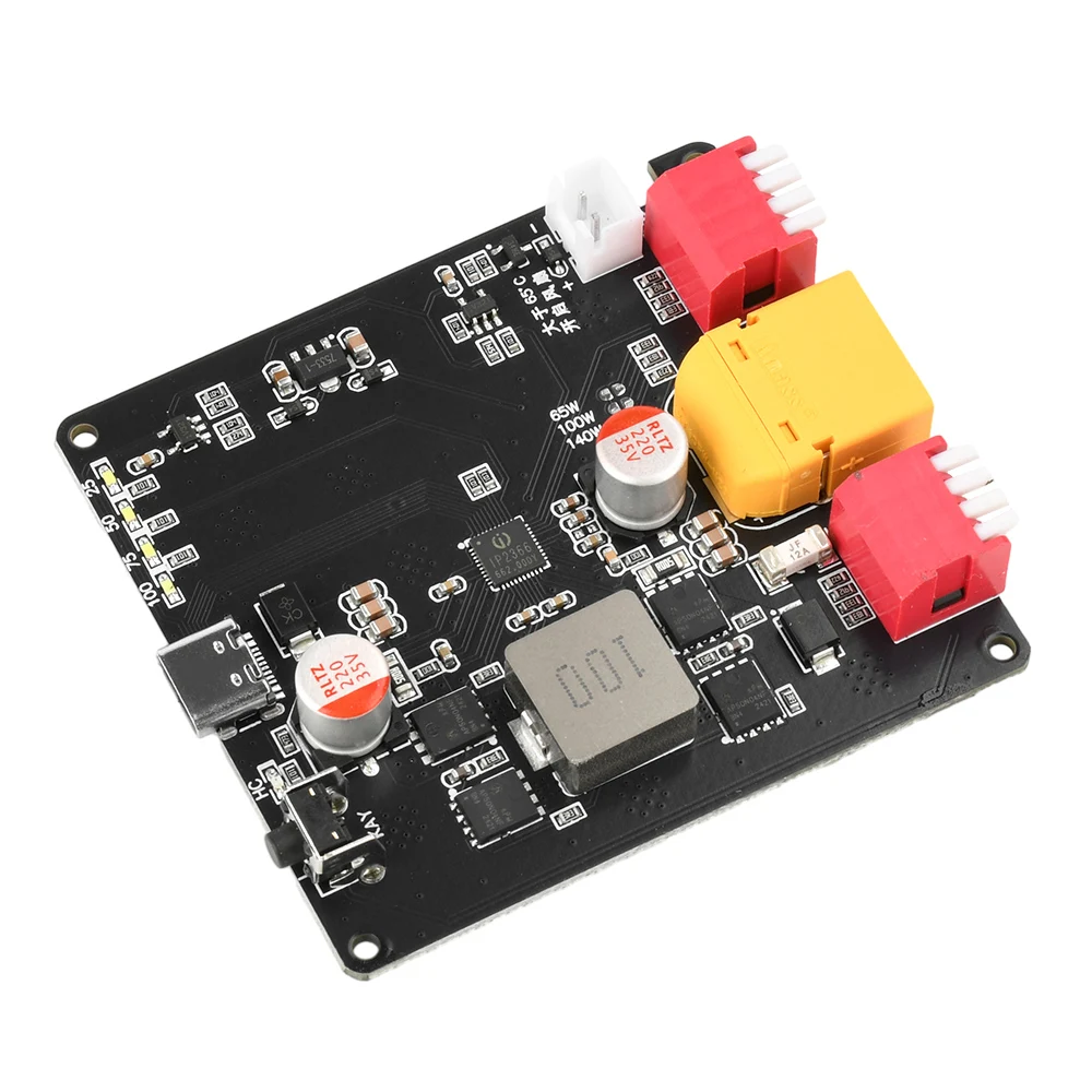 

PD3.1 140W Bidirectional Fast Charging Module 2S 3S 4S 5S 6S Lithium Battery Charging Board IP2366 with Auto Temperature Control