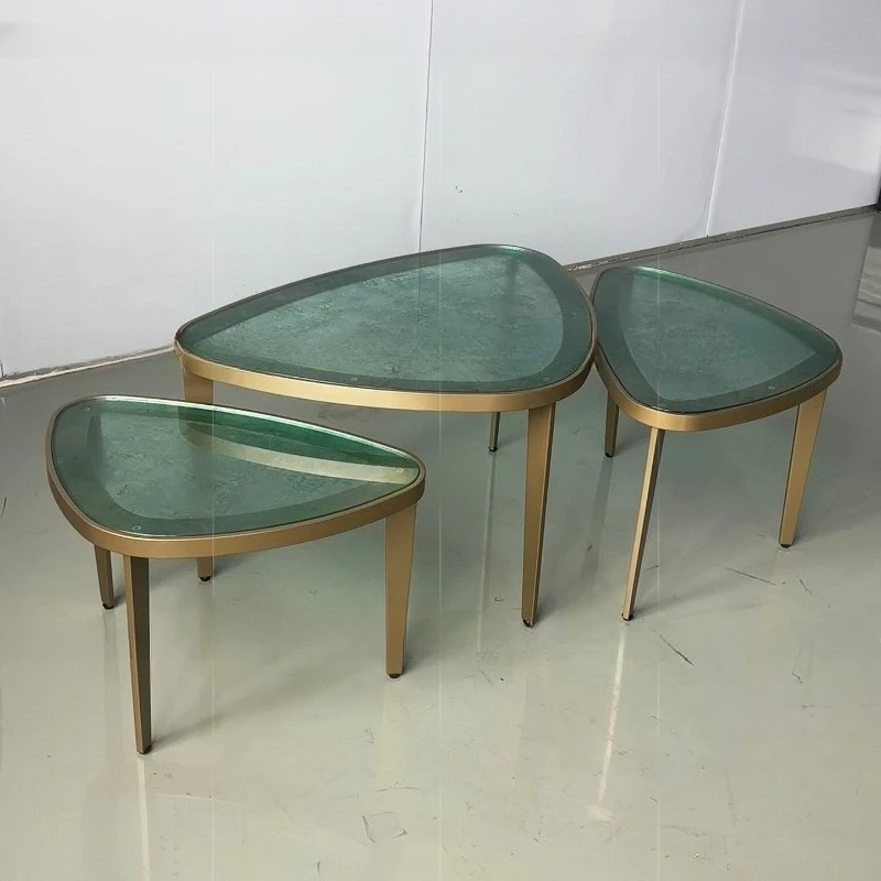 مزيج طاولة القهوة غرفة المعيشة المنزل ضوء طاولة جانبية فاخرة الراقية الحديثة #4