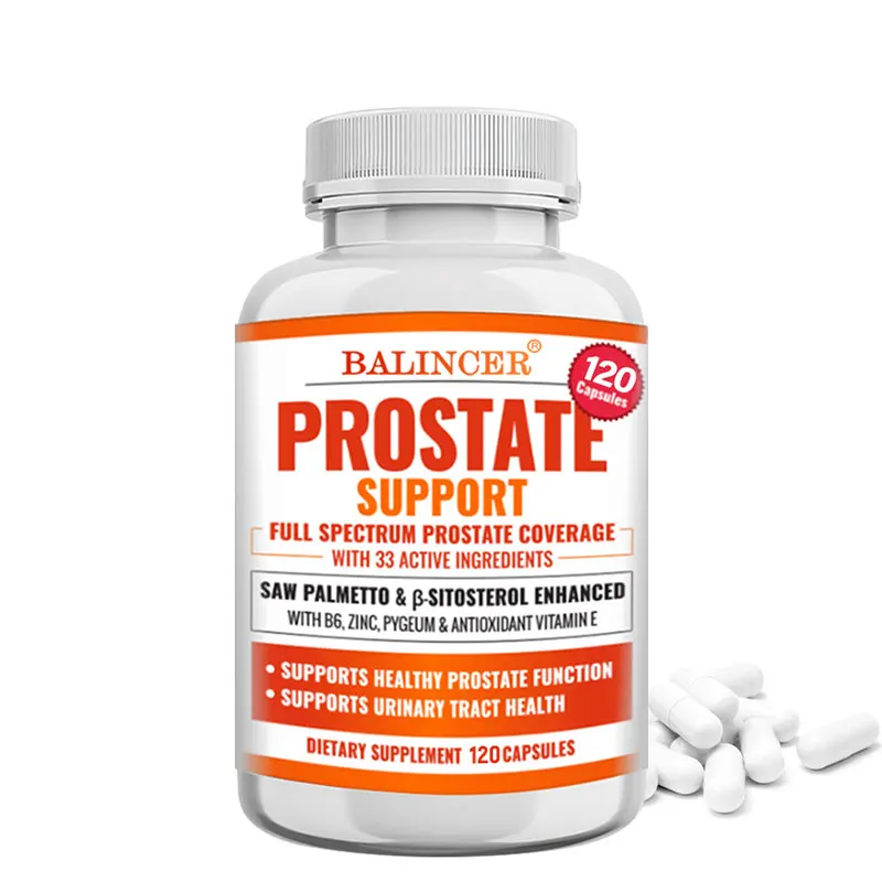 Saw Palmetto Prostate Supplement - Improves Frequent Urination, DHT Blocker for Hair Growth, Prostate Support for Men, Vitamins