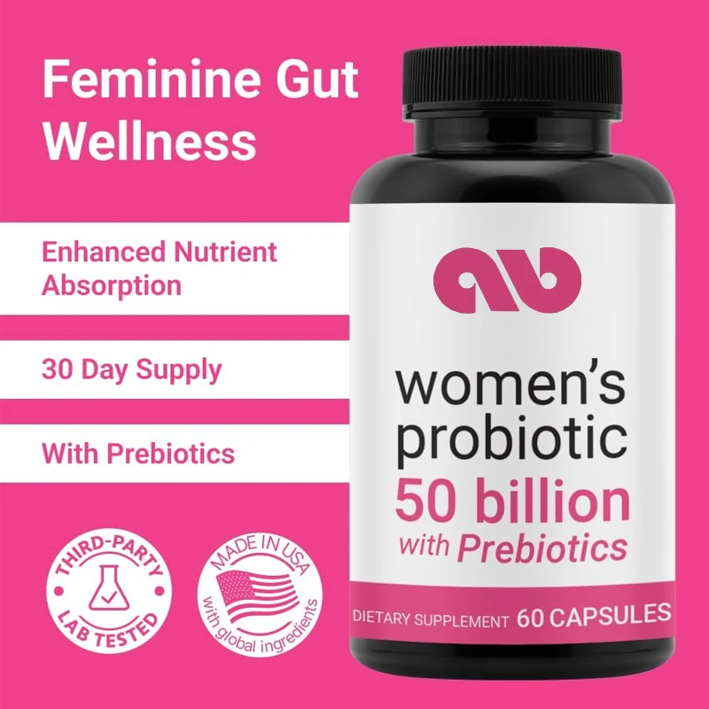 

Probiotics for women containing prebiotics -50 billion colony units - used for digestion and immunity