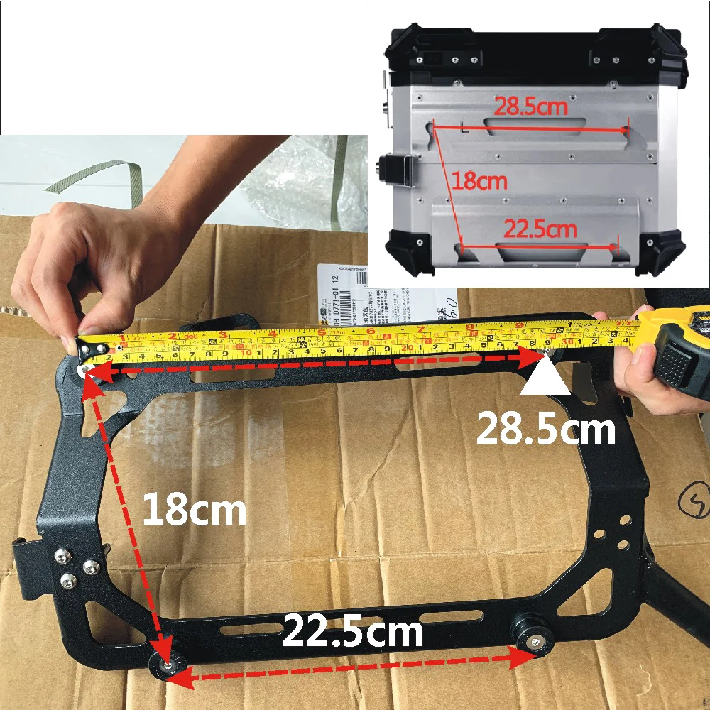 For Benelli TRK502X TRK502 TRK502C TRK251 Side Box Rack TRK502X
