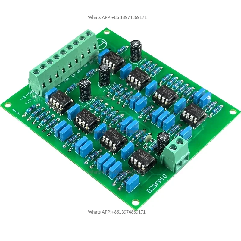 Bass Midrange Treble 3Way Crossover Audio Board Frequency Divider Filters For amplifier system 500HZ, 5000HZ DIY Parts and FG
