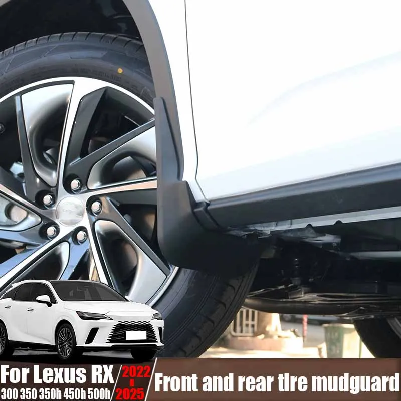 

Для Lexus RX 300 350 350h 450h 500h 2022-2025 модифицированные автомобильные шины, брызговики, аксессуары для наружного украшения автомобиля, защита от брызг