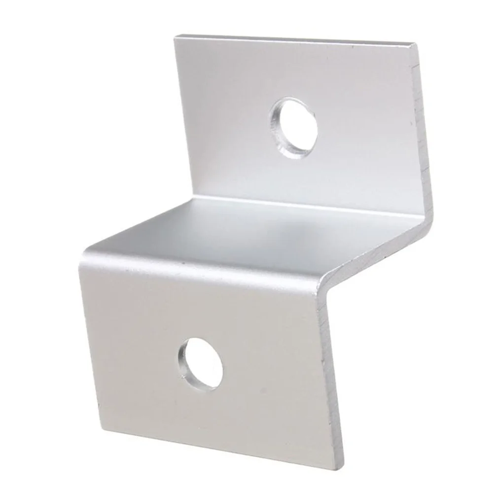 

4Pcs Solar Panel Z-Bracket Mount Heavy Duty Aluminum Brackets for Roof Deck Shed Garage Non Buildings Cooling Space