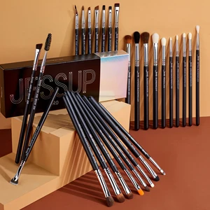 Jessup Set Kuas Rias Mata, Kuas Rias Profesional, Kuas Pencampur Mata Sintetis Kuas Eyeshadow Shader Lipatan Alis T341 12 kuas jessup penjualan terbaik - №