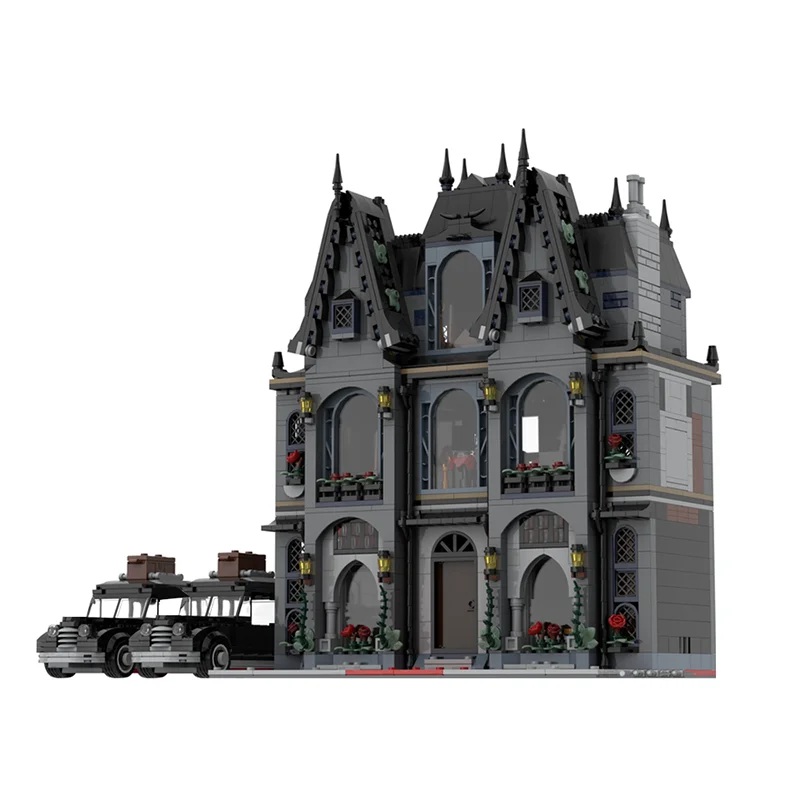 New 2301Pcs City Hot Selling Street View Moc Modular Mansion Model Building Blocks Diy Creative Ideas Toys Birthday Gift Bricks