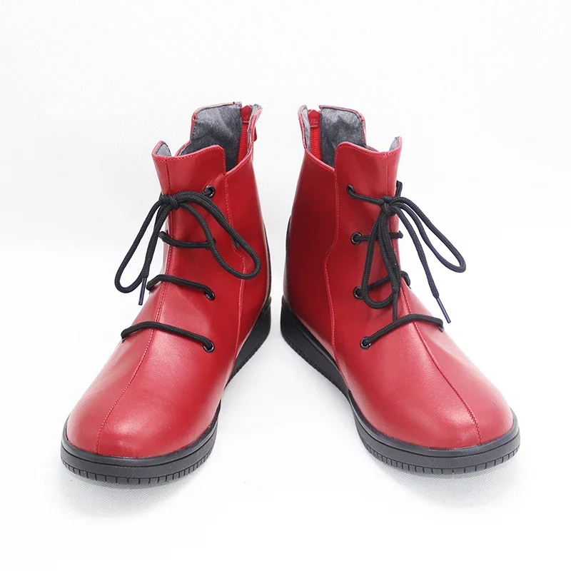 Yuji Itadori Red Boots Anime Cosplay Shoes Halloween Carnival PU Leather Shoes Cosplay Props Custom Made