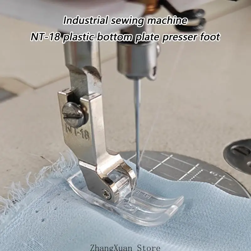Industrielle Nähmaschine Presser Klarer Kunststoff Metall Nähfuß zum Quilten 3XUF – Detail 10
